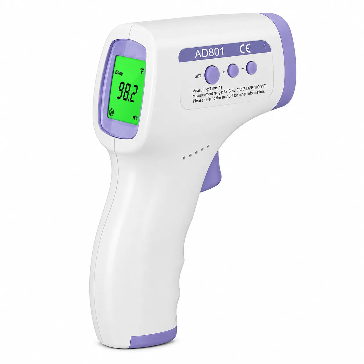 تب‌سنج لیزری غیرتماسی مدل AD801